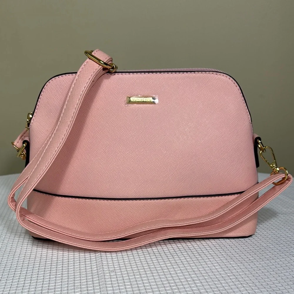 Elegant Pink Crossbody Bag Elim & Paul NWOT